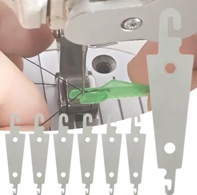 Produktbild von 100pcs/Set -Nadel -Gewindeer effektiver universeller Edelstahl Einfacher Betriebsbetriebs -Fadenhaken Handwerkszubehör