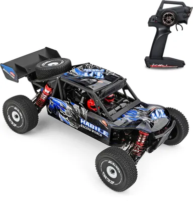 Produktbild von Wltoys 124018 Hochgeschwindigkeits-Rennwagen 60 km / h 1/12 2,4 GHz RC-Car-Offroad-Driftwagen RTR 4WD mit Aluminiumlegierungs-Chassis Zinklegierungsgetriebe