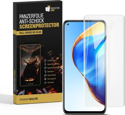Produktbild von 3x Panzerfolie für Xiaomi Mi 10T FULL COVER Displayschutz Schutzfolie HD KLAR