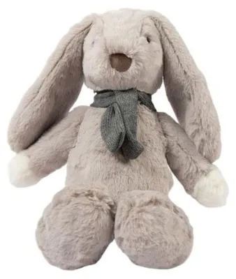 Image de Mars & More - Peluche lapin Peter, gris, grand, 30 cm