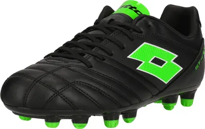 Immagine prodotto di Scarpe da calcio Lotto Stadio 705 per terreni compatti ed erba naturale 1NI All Black/Spring Green 42
