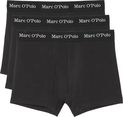 Produktbild von Marc O'Polo Herren Retro Boxer 3-Pack Essentials - Schwarz - Größe L