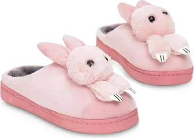 Produktbild von Damen Hausschuhe Pantoffeln Gefüttert Slippper Plüsch Hase Kaninchen Latschen Gr.36/37