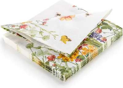 Zdjęcie produktu dla Serwetki papierowe 20 szt 33x33cm 20szt łąka, kwiaty