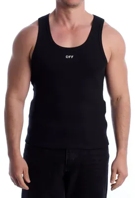 Produktbild von OFF-WHITE Ärmelloses Herren-T-Shirt OMUY006S24JER002