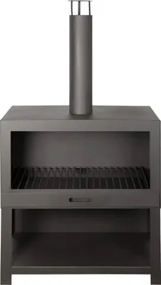 Produktbild von Esschert Terrassenherd + Holzlager Schwarz L
