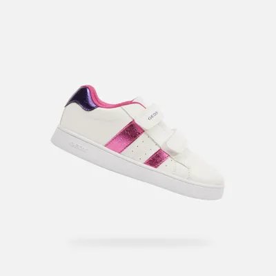 Produktbild von Geox Eclyper Girl weiße Sneaker 32