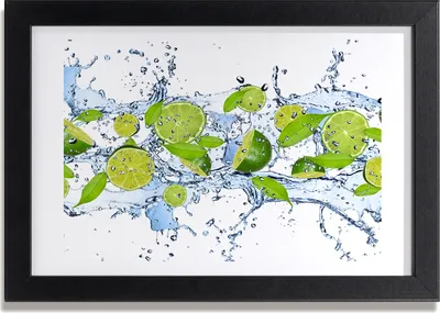 Produktbild von Bild 30x20 MDF-Rahmen, Wandkunst Kalk und Wasser