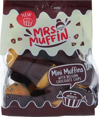 Produktbild von MRS. MUFFIN Mini Muffins, Belgian Chocolate 225g