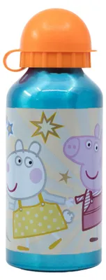 Produktbild von Peppa Wutz Pig Kinder Aluminium Trinkflasche Sportflasche 400 ml