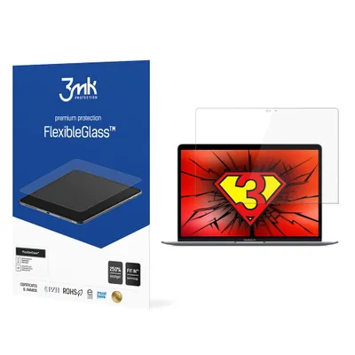 Produktbild von 3mk Display Hybridglas FlexibleGlass für Apple MacBook Air 13" 2018  0,3mm 7H