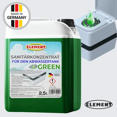 Produktbild von Sanitärflüssigkeit I 2.5 Liter I Sanitärkonzentrat I Campingtoilette Abwassertank WC I Sanitärflüssigkeit für Abwassertank der Campingtoilette