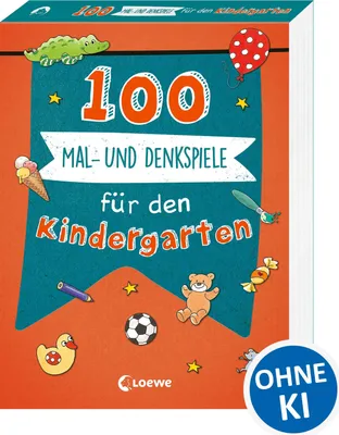 Produktbild von 100 Mal- und Denkspiele für den Kindergarten