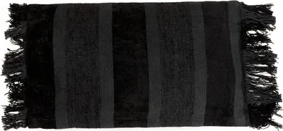 Image de Bazar Bizar Housse de coussin en coton noir 30x50 cm