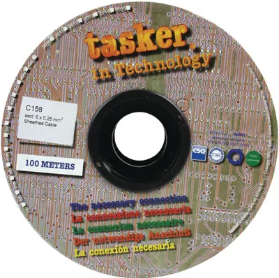 Produktbild von Datenkabel auf Rolle 6x 0.25 - 100 m Schwarz
