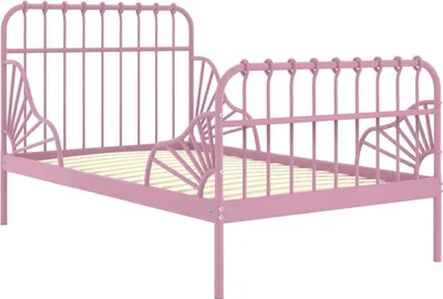 Obrázek produktu pro vidaXL Rozkládací postel Pink Metal 80x130/200 cm
