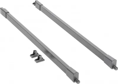 Produktbild von GTV - MBPRO Längsleiste Quadrat I Längsgeländer für Schubladen Modern Box Pro I Für Sichere Erhöhung Der Schublade I Für Schienen Lang = 400mm I Farbe Anthrazit