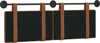 Image de Tête de lit suspendue MarronPolyuréthaneantique
