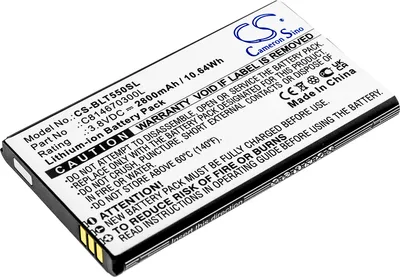 Obrázek produktu pro TECHTEK Baterie kompatibilní s [BLU] T550, Tank 2.4 Torch nahrazuje C814670300L