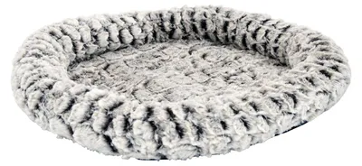 Hunde- und Katzenbett Schlangenhaut-Optik 45x40 cm hellgrau