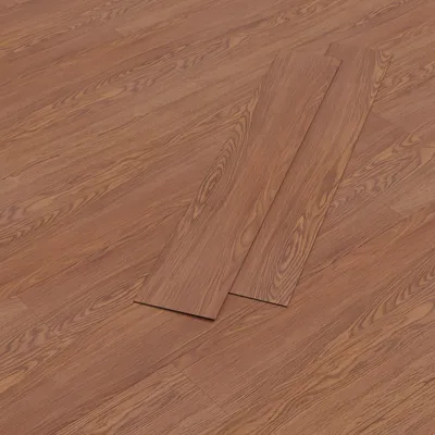 Produktbild von HAGO24 Klebevinylboden 2,23m² Braun Roteiche Bodenbelag Laminat Holzmusterung 2mm Dicke Wasserresistent PVC 16 Planken Feuchtraumgeeignet