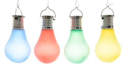 Produktbild von LED Leuchten Glühbirnen Kunststoff Gartenlicht Licht 4er Set