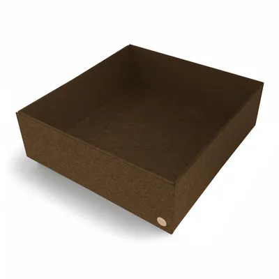 Produktbild von Aufbewahrungsbox CLEAN Filz 50 x 48 x 16 cm ohne Deckel in hellbraun meliert