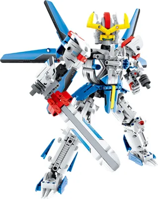 Obrázek produktu pro Stavebnice robot modrý 35cm