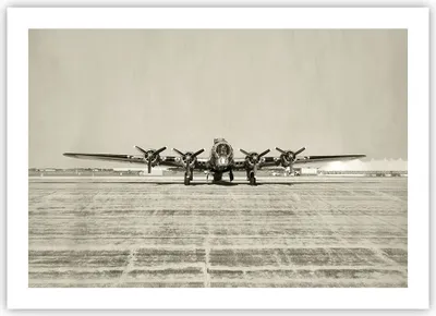 Produktbild von Poster - Poster ohne Rahmen - Flugzeug alt Bomber - 70x50 cm - Wand Bild - Wanddeko - Wandbilder - Kunstposter - Wandposter - Bilder - Kunstdruck - Wanddekoration - Wandbild - P2XAA70x50-4184
