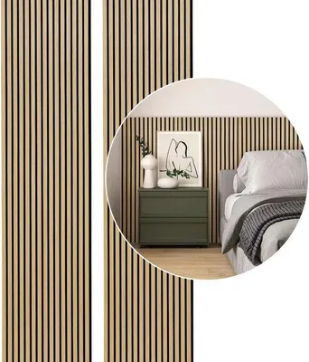 Obrázok produktu pre Kvalitná súprava 8 panelov – dub – čierna – 60 x 120 x 2,1 cm