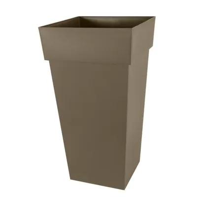 Produktbild von Eda Blumentopf Toskana - Kunststoff - taupe - 43 x 43 x 80 cm