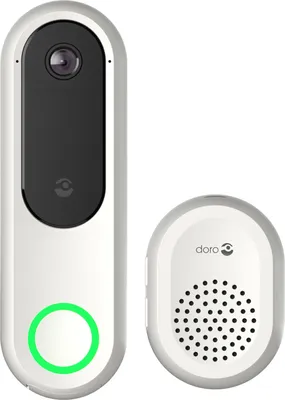 Produktbild von Doro Hemma, Weiß, Kabellos, 2,4 GHz, 802.11b, 802.11g, Wi-Fi 4 (802.11n), 100°, 5 m