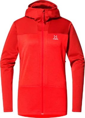 Produktbild von Haglofs Roc Flash Mid Reißverschlusspullover Rot L Frau Rot L