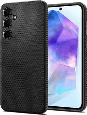Image de Housse SPIGEN Liquid Air pour SAMSUNG A55 5G noir mat