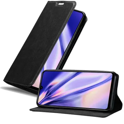 Produktbild von Cadorabo Hülle für Huawei P30 LITE Schutz Hülle in Schwarz Handyhülle Etui Case Cover Magnetverschluss