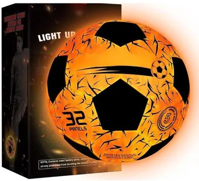 Produktbild von LED-Lichtball mit holografischem Effekt - 2 LED-Lichter - 5 cm - Orangefarben - Nachtlicht für Kinder