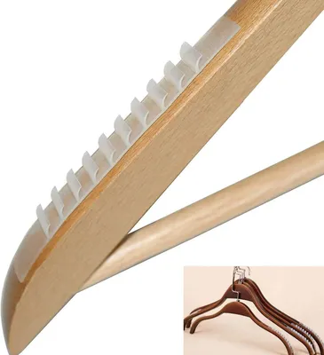 Imagen del producto de Tiras antideslizantes de silicona, 40 unidades, 6,3 x 70 mm, para perchas