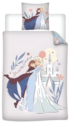 Produktbild von Disney Die Eiskönigin Bettwäsche Kinderbettwäsche Set 135/140x200 65x65 cm