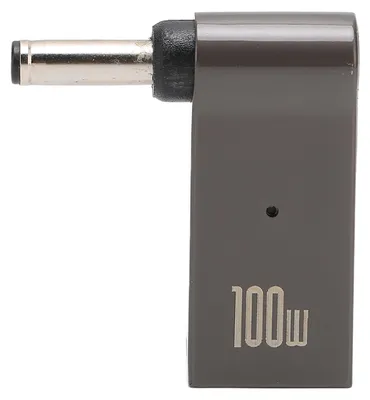 Image de Adaptateur de type C femelle vers mâle, 100 W, 5 A, en alliage d'aluminium, compatible PD, pour ordinateur portable Lenovo (4,0 mm x 1,35 mm)