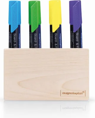 Produktbild von magnetoplan Markerhalter Wood 1228749