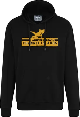 Produktbild von Übergrößen Kapuzen-Sweatshirt AHORN SPORTS Channel Island orange Schwarz 10XL