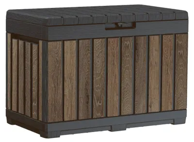 Obrázok produktu pre Záhradný úložný box KETER Kentwood 190 l – 57 x 82,3 x 45 cm – orech