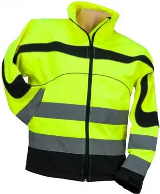 Zdjęcie produktu dla KURTKA SOFTSHELLOWA HSV - ostrzegawcza 2 kolory - M-3XL.
