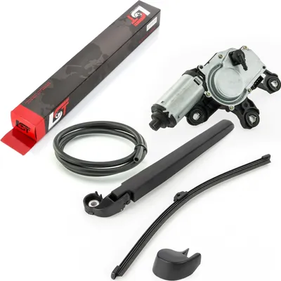 Produktbild von Wischermotor Heck Scheibenwischer Set Motor Düse hinten für AUDI A4 B6 B7 Q5 8R