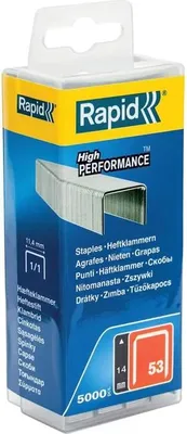 Zdjęcie produktu dla Zszywki Rapid nr 53, 14 mm, 5000 sztuk, do zszywacza