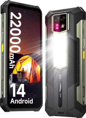 Produktbild von Ulefone Armor 24 Outdoor Handy 24GB+256GB 22000mAh 66W 64MP Nachtsicht Outdoor Smartphone Android 14 6.78" FHD+ Dual 4G LTE/NFC/GPS/OTG