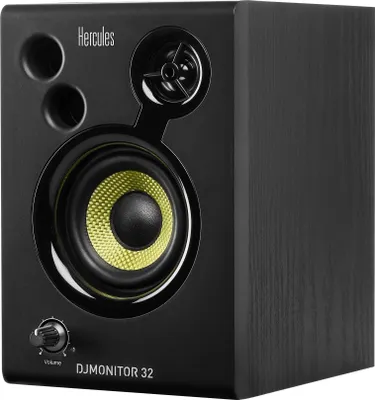 Zdjęcie produktu dla Hercules DJMonitor 32, 60 - 20000 Hz, 15 W, 60 W, 7,62 cm (3"), Czarny, MDF
