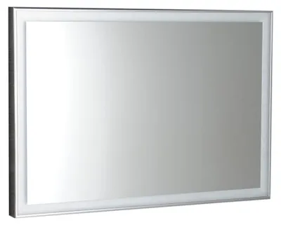 Produktbild von Sapho LUMINAR Spiegel mit LED-Beleuchtung im Rahmen 90x50cm, Chrom