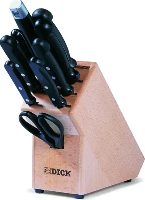 Produktbild von F. DICK Holzmesserblock Superior 9-teilig Messerblock aus Holz + Messer
