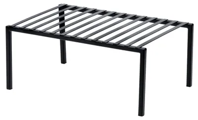 Zdjęcie produktu dla Półka kuchenna - metalowa - 33 x 21 x 14 cm - czarna